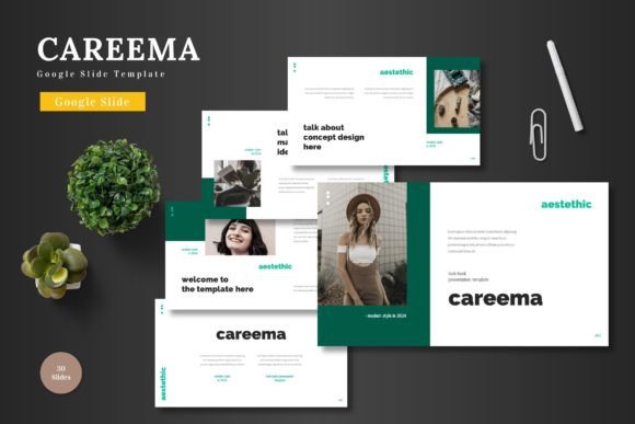 Careema - Google Slide Template: A Designer's Toolkit for Impact