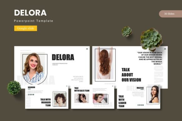 Delora - Google Slide Template: A Designer's Secret Weapon