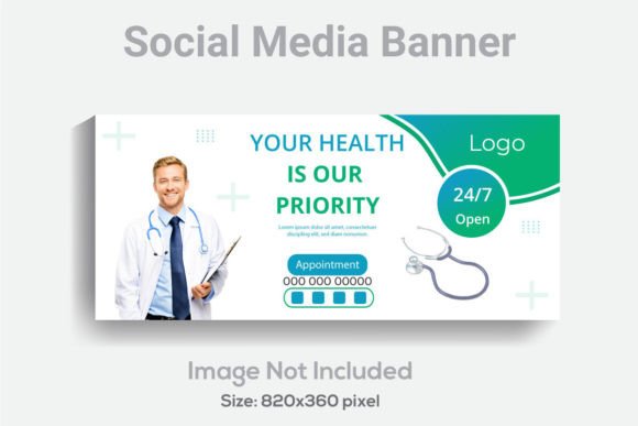 Designing Trust: A Medical Banner Template for Social Media