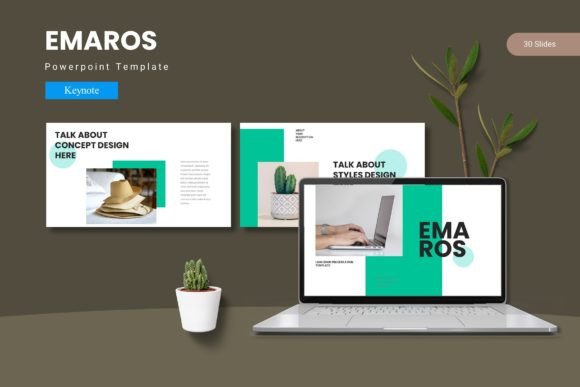 Emaros Keynote Template: Craft Polished, Cohesive Presentations