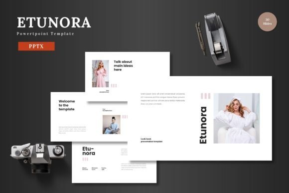 Etunora - Powerpoint Template: Clean, Colorful, and Ready for Your Next Pitch