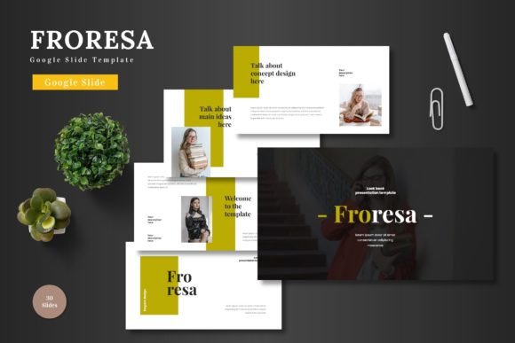 Froresa: A Clean Google Slides Template for Polished Presentations