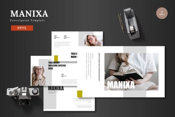 Manixa - Powerpoint Template: Crafting Visual Narratives That Stick