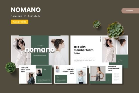 Nomano - Google Slide Template: A Visual Toolkit for Modern Storytelling