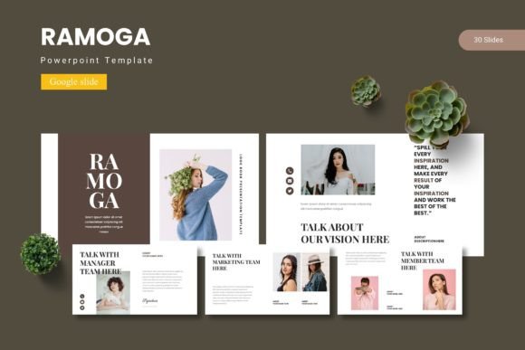 Ramoga: Crafting Cohesive Visual Stories with a Modern Template