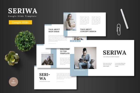 Seriwa: A Google Slides Template for Polished Business Presentations