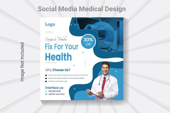 Social Media Post Healthcare: Crafting Visual Trust in Digital Wellness