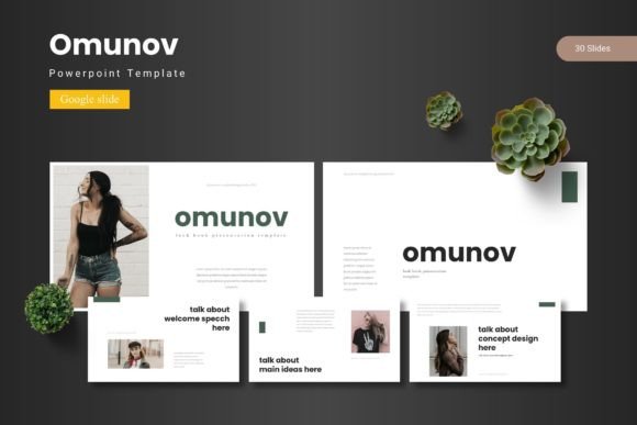 Streamline Your Presentations with Omunov - Google Slide Template